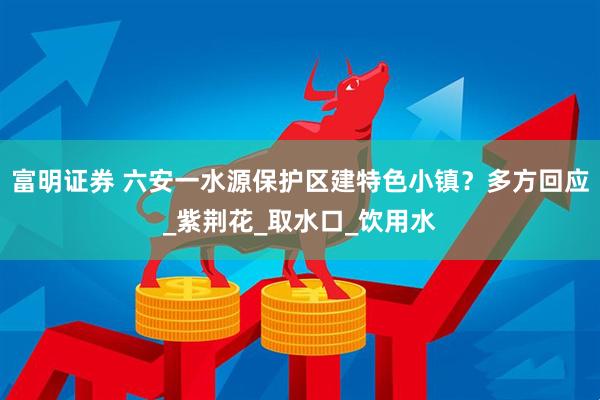 富明证券 六安一水源保护区建特色小镇？多方回应_紫荆花_取水口_饮用水