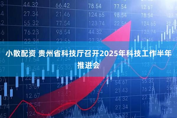 小散配资 贵州省科技厅召开2025年科技工作半年推进会