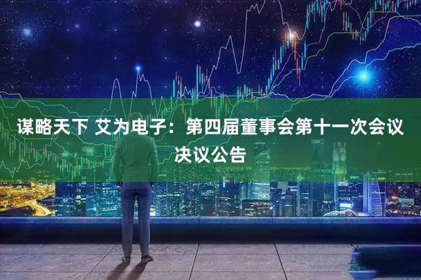 谋略天下 艾为电子：第四届董事会第十一次会议决议公告