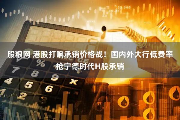 股粮网 港股打响承销价格战！国内外大行低费率抢宁德时代H股承销