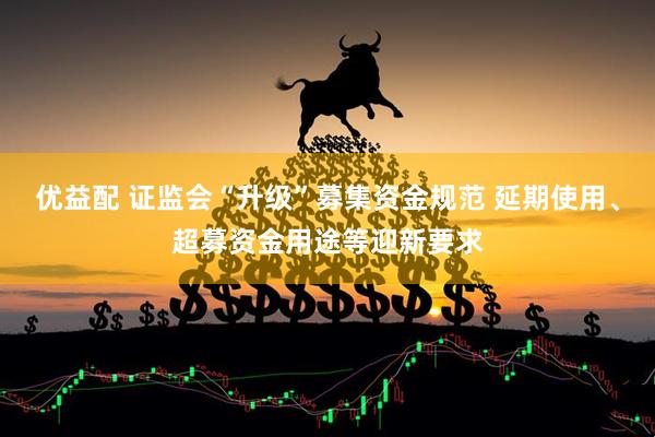 优益配 证监会“升级”募集资金规范 延期使用、超募资金用途等迎新要求