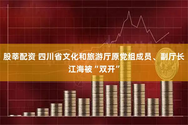 股莘配资 四川省文化和旅游厅原党组成员、副厅长江海被“双开”